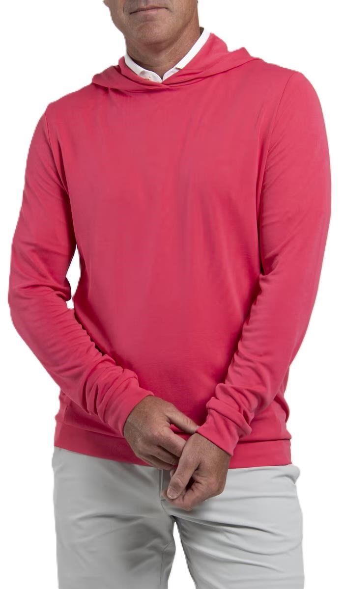 KJUS Kallen Hooded Midlayer herr hoodie, rhubarb