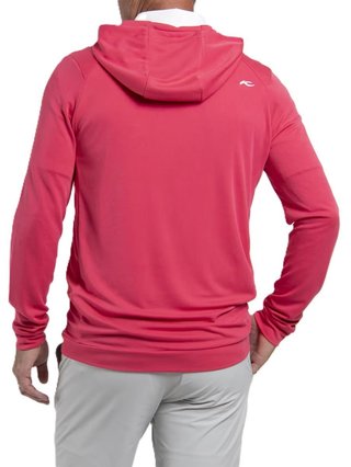KJUS Kallen Hooded Midlayer herr hoodie, rhubarb
