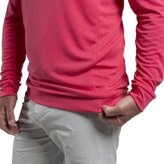 KJUS Kallen Hooded Midlayer herr hoodie, rhubarb