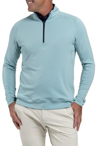 KJUS Keano Half-Zip herr sweatshirt, riverbank/atlanta blue