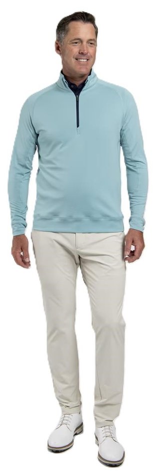 KJUS Keano Half-Zip herr sweatshirt, riverbank/atlanta blue