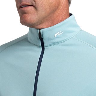 KJUS Keano Half-Zip herr sweatshirt, riverbank/atlanta blue
