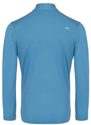 KJUS Cool Point Longsleeve herr polo, atlas blue
