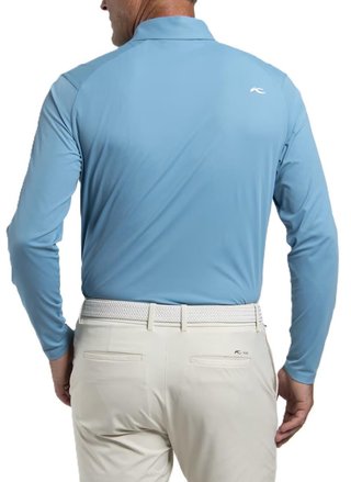 KJUS Cool Point Longsleeve herr polo, atlas blue