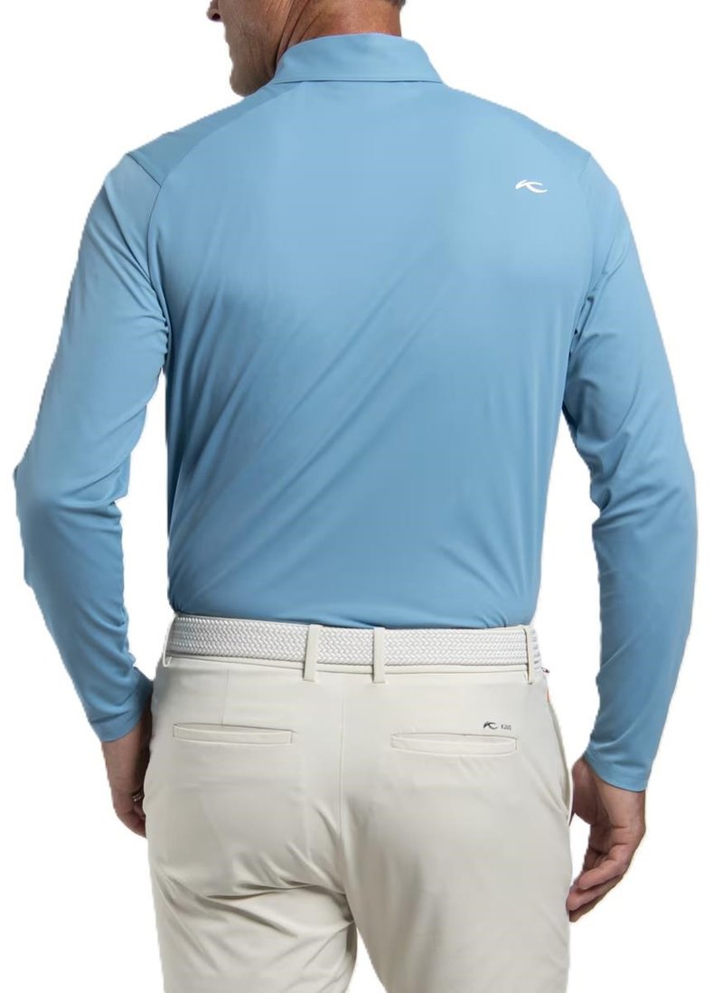 KJUS Cool Point Longsleeve herr polo, atlas blue