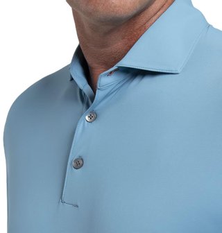 KJUS Cool Point Longsleeve herr polo, atlas blue