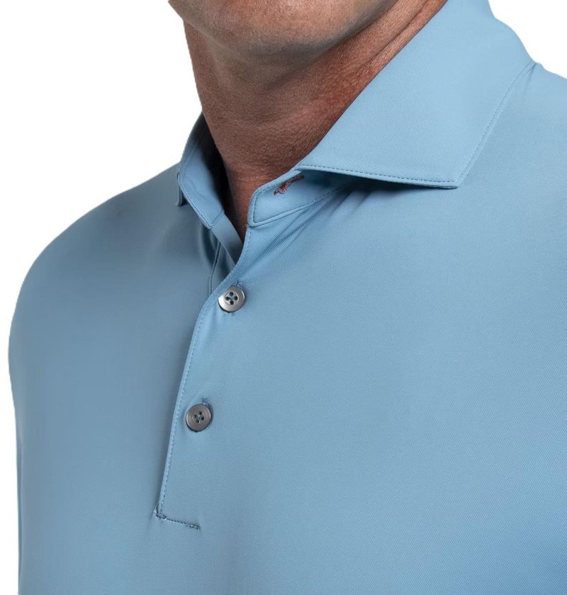 KJUS Cool Point Longsleeve herr polo, atlas blue