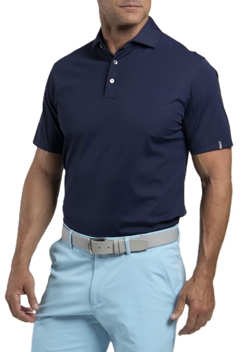 KJUS Cool Point herr polo, atlanta blue