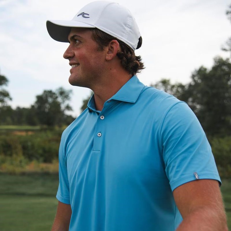 KJUS Cool Point herr polo, atlas blue