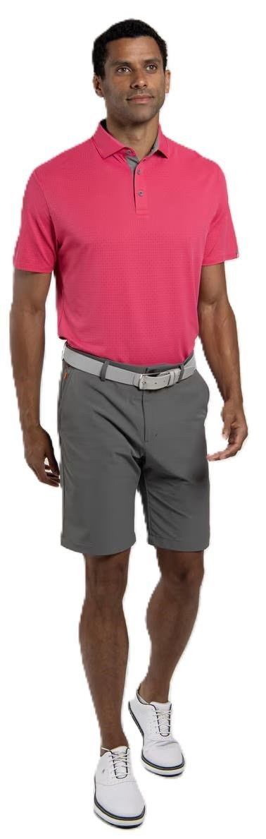 KJUS Savin Structure herr polo, rhubarb