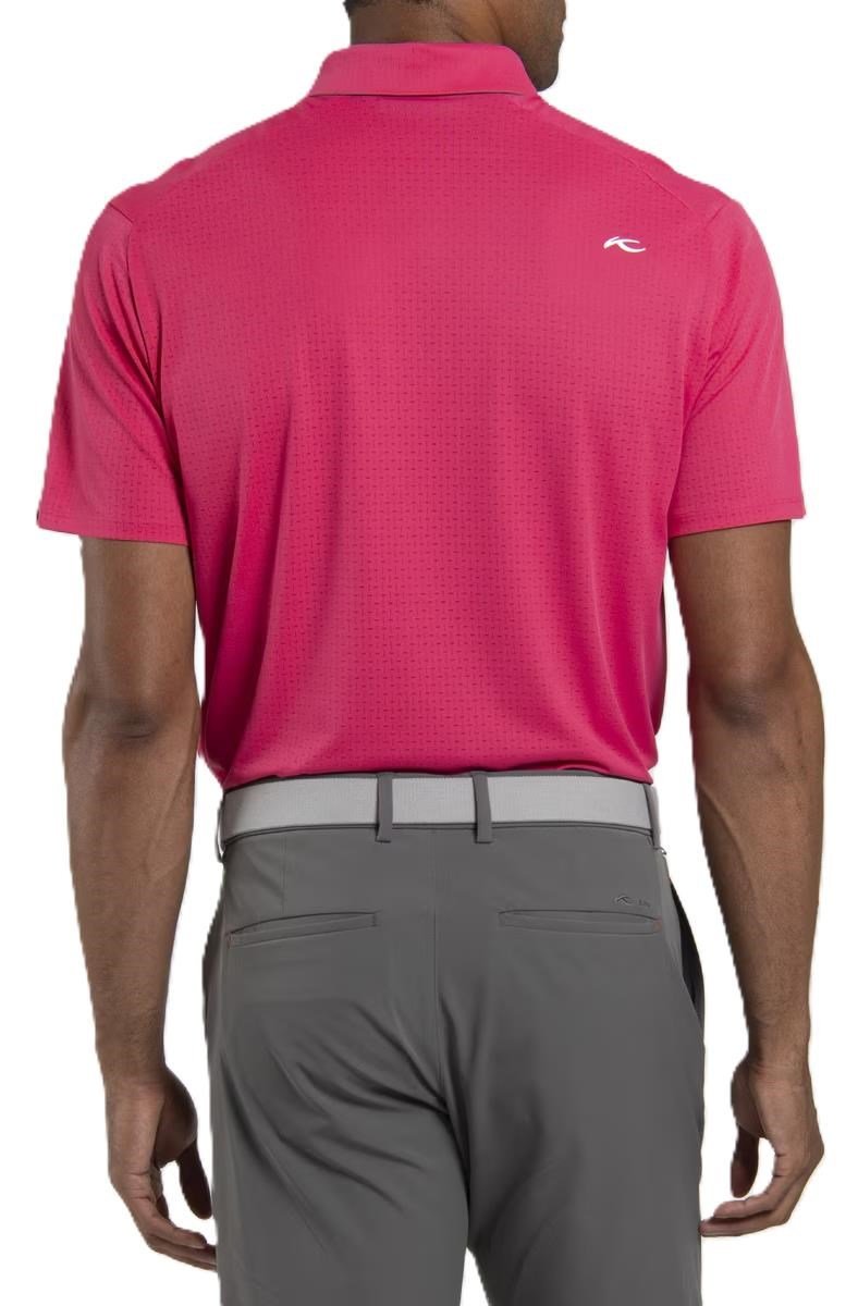 KJUS Savin Structure herr polo, rhubarb