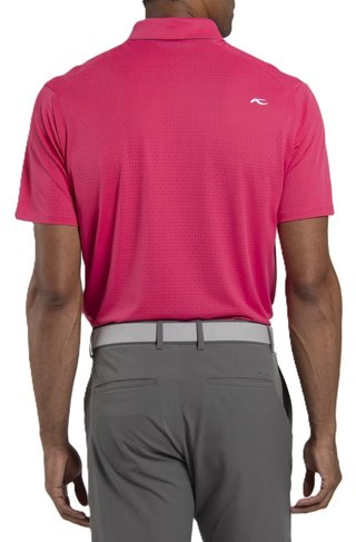 KJUS Savin Structure herr polo, rhubarb