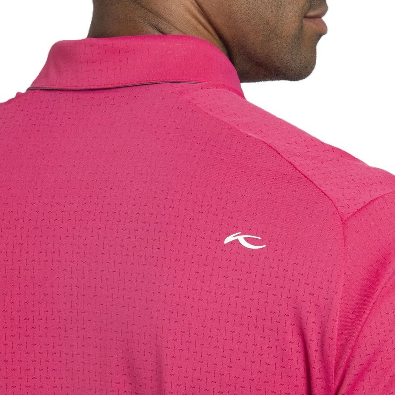 KJUS Savin Structure herr polo, rhubarb