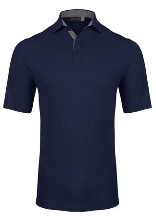 KJUS Savin Structure herr polo, atlanta blue