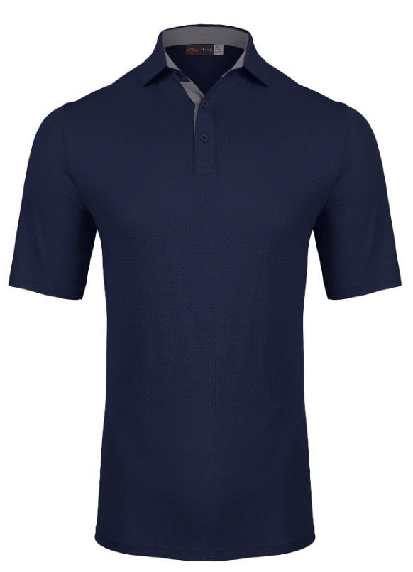 KJUS Savin Structure herr polo, atlanta blue
