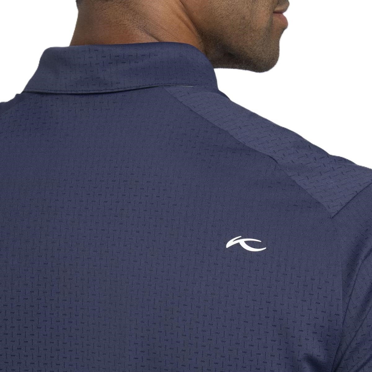 KJUS Savin Structure herr polo, atlanta blue