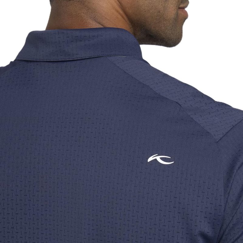 KJUS Savin Structure herr polo, atlanta blue