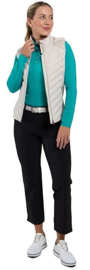 KJUS Sundance Hooded Gilet damväst, oyster