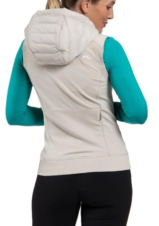 KJUS Sundance Hooded Gilet damväst, oyster