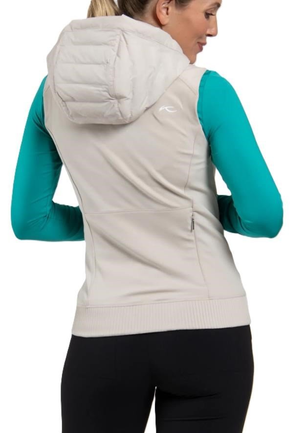 KJUS Sundance Hooded Gilet damväst, oyster