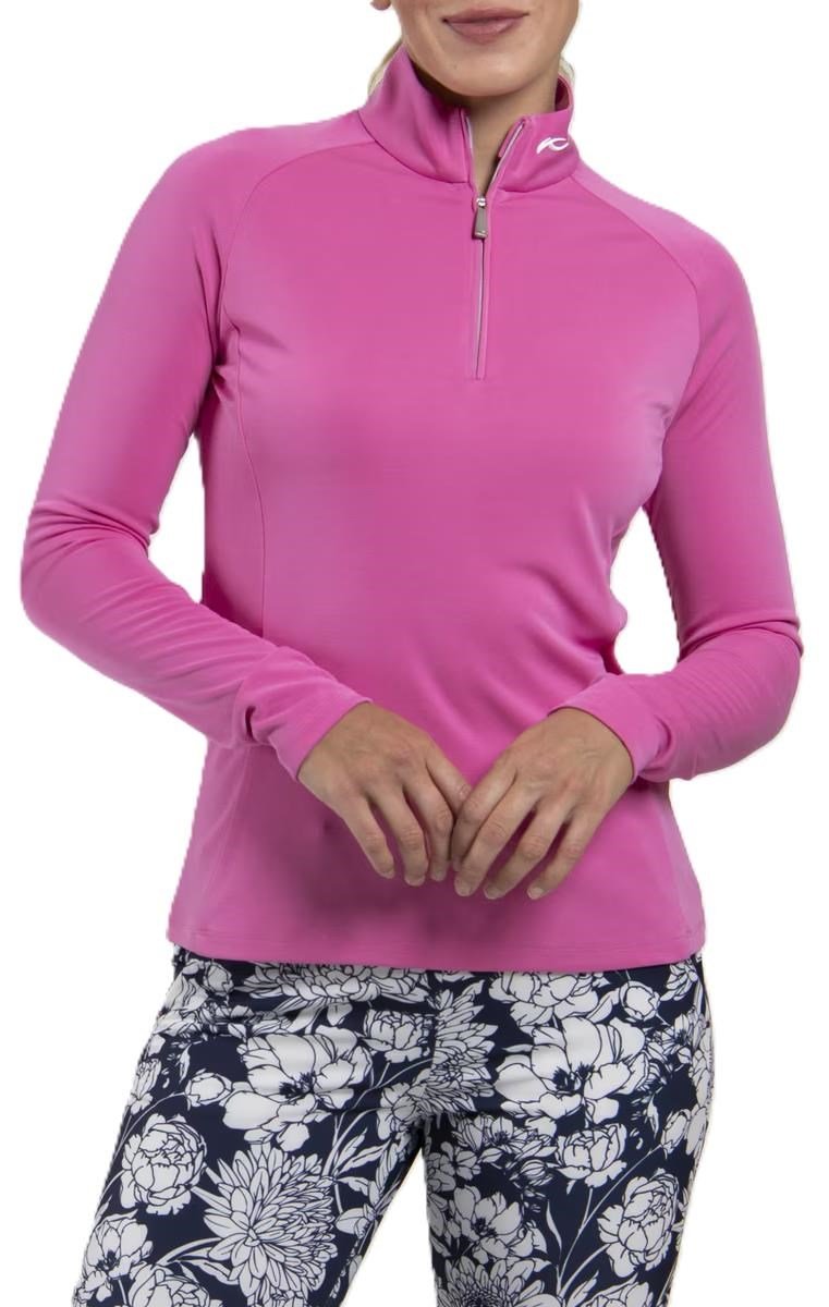 KJUS Kallena Half-Zip damtröja, peony