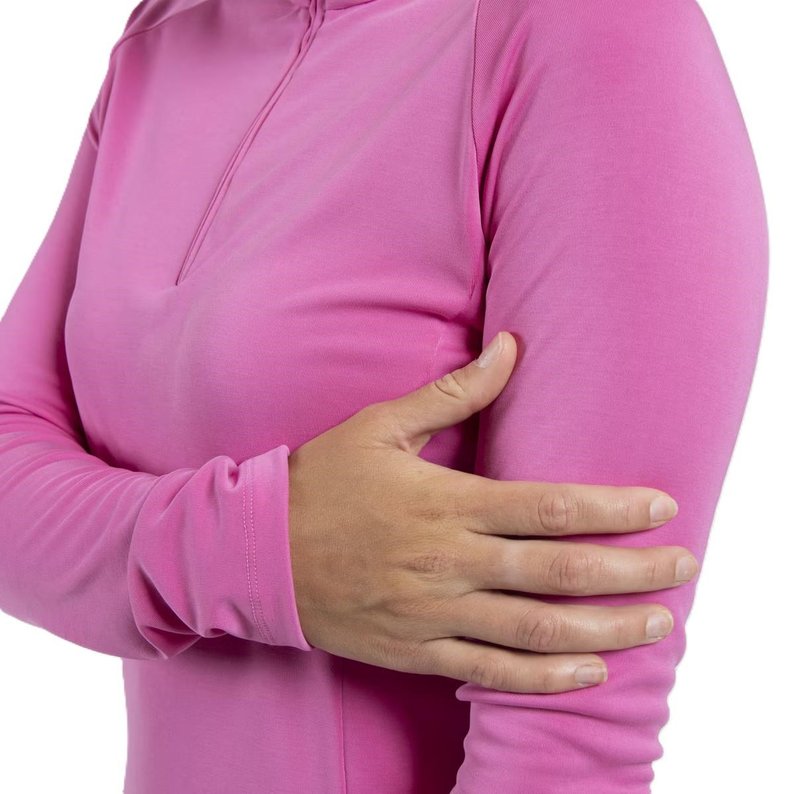 KJUS Kallena Half-Zip damtröja, peony