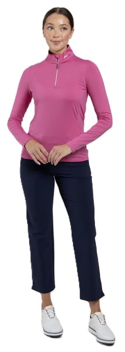KJUS Collagen Midlayer Half-Zip damtröja, peony