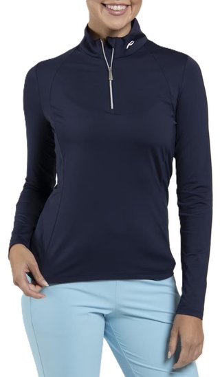 KJUS Collagen Midlayer Half-Zip damtröja, atlanta blue