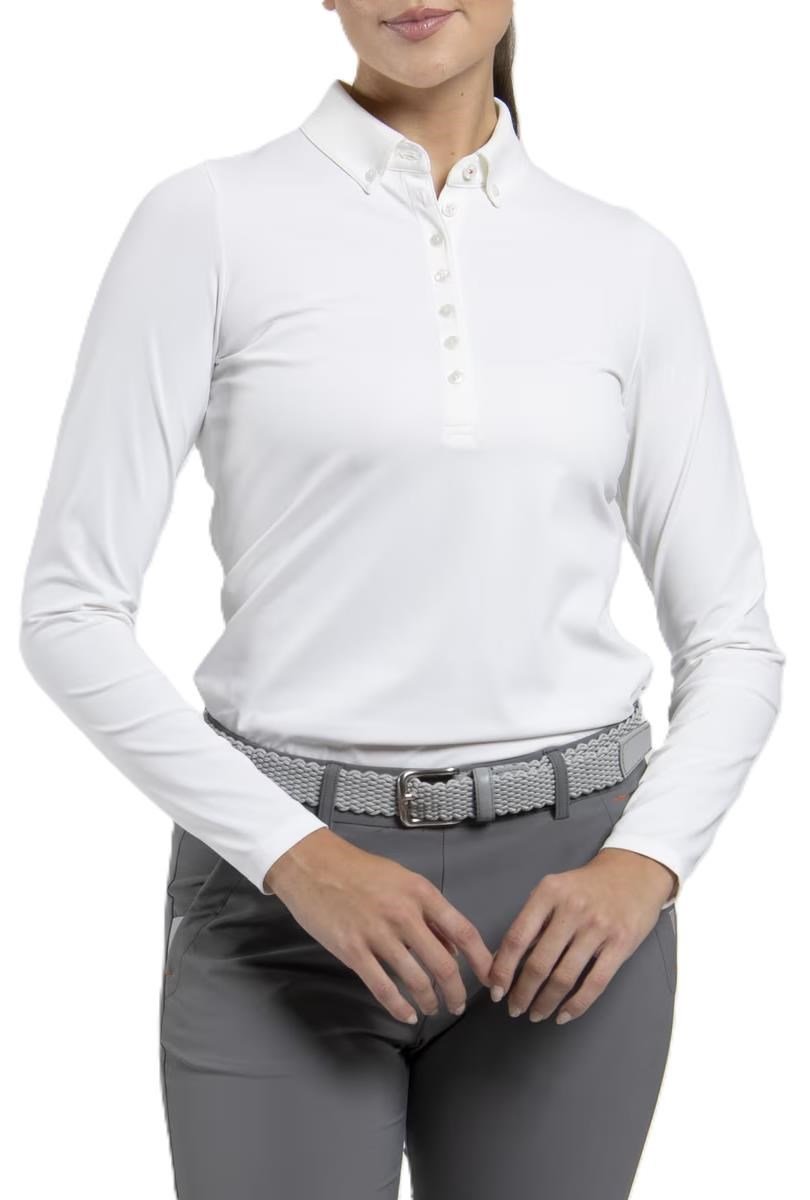 KJUS Catalina Cool longsleeve dampolo, vit