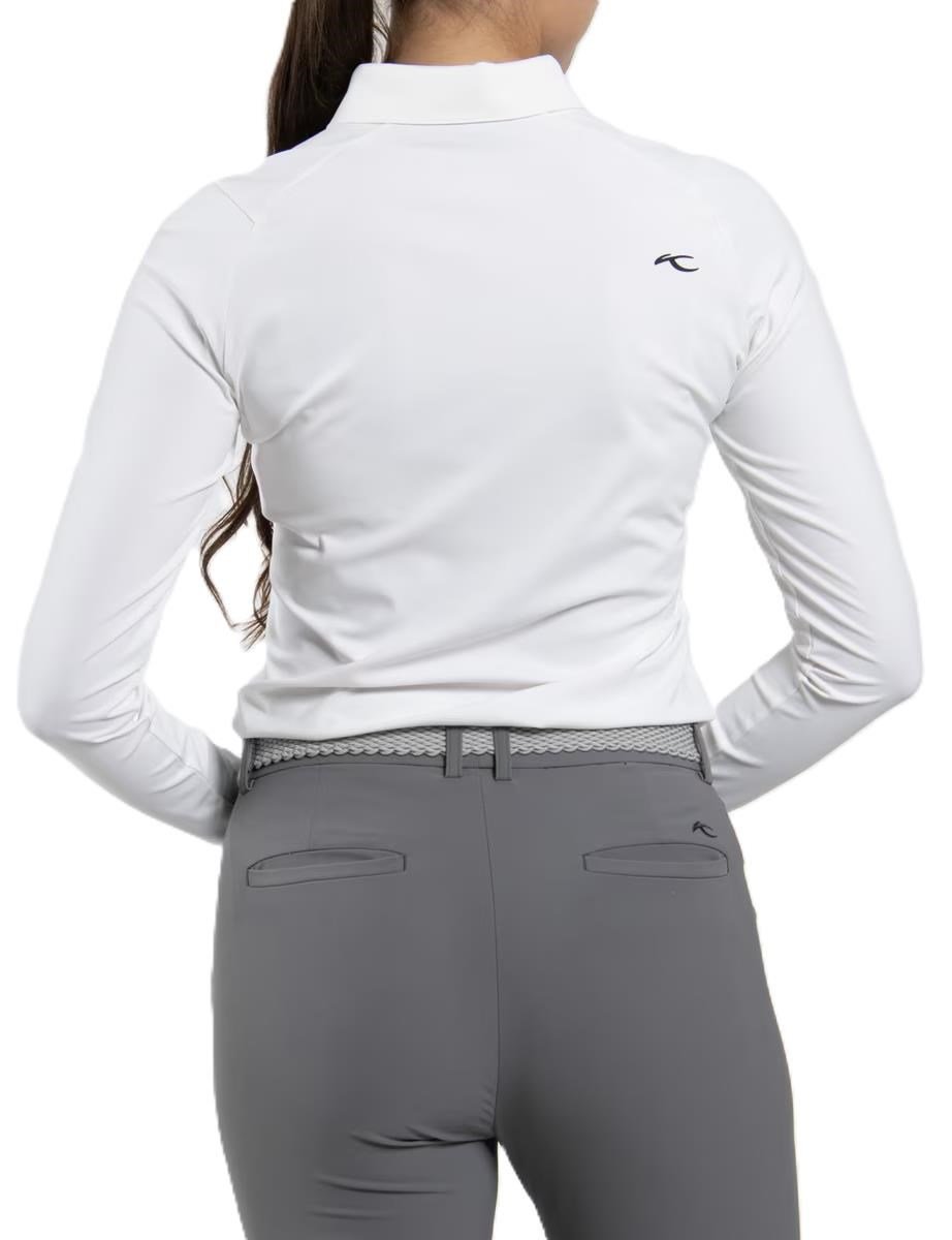 KJUS Catalina Cool longsleeve dampolo, vit