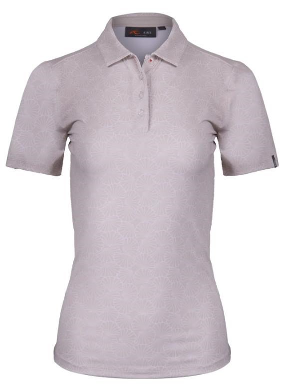 KJUS Enya Printed dampolo, oyster/white