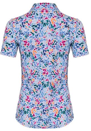 KJUS Enya Printed dampolo, white/poolside