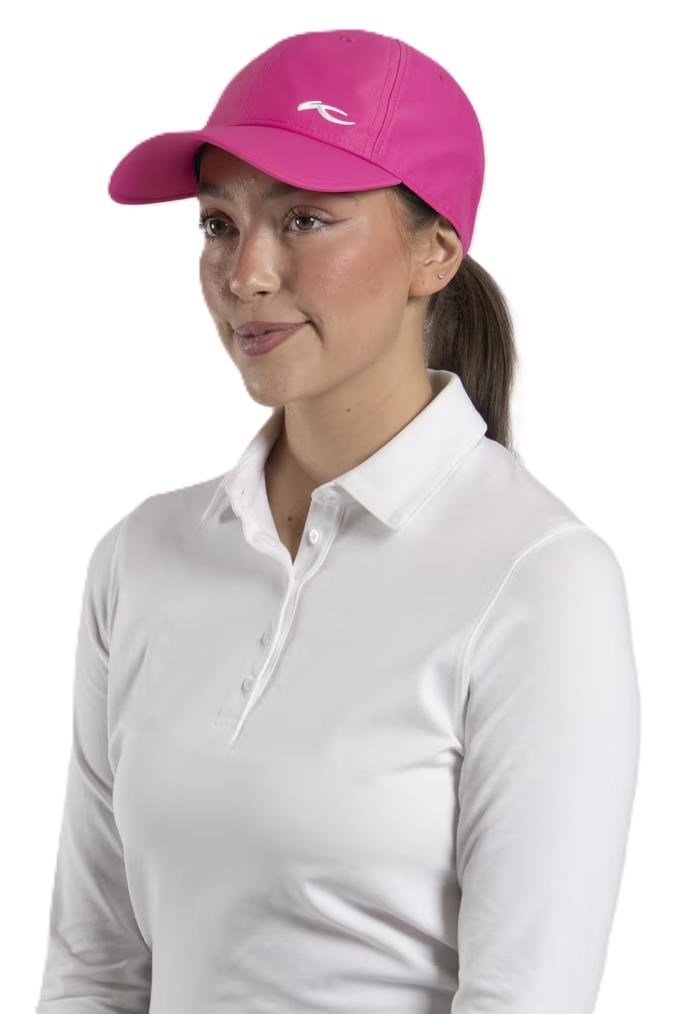 KJUS Women Dual Ponytail damkeps, peony/atlanta blue