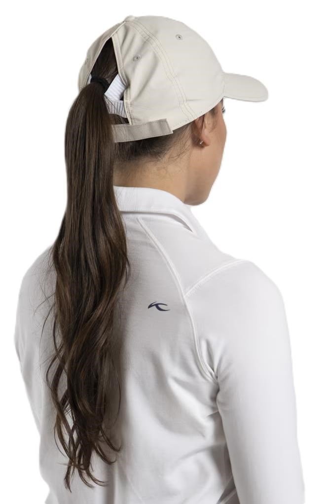 KJUS Women Dual Ponytail damkeps, oyster/white