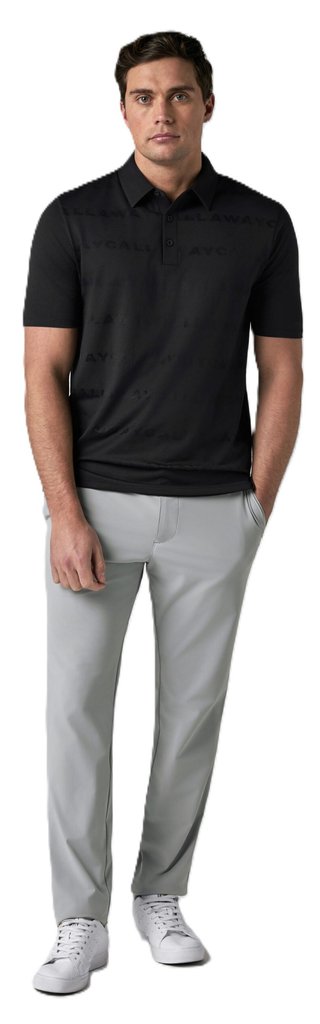 Callaway Mid Century Jacquard herr polo, anthracite