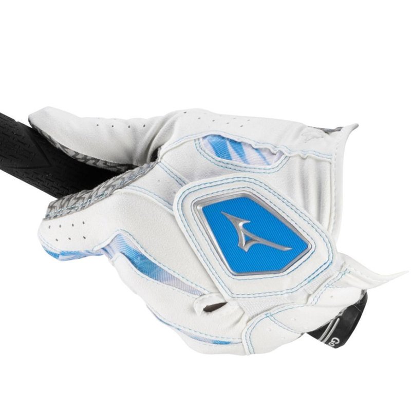 Mizuno Double Grip herr golfhandske, vit