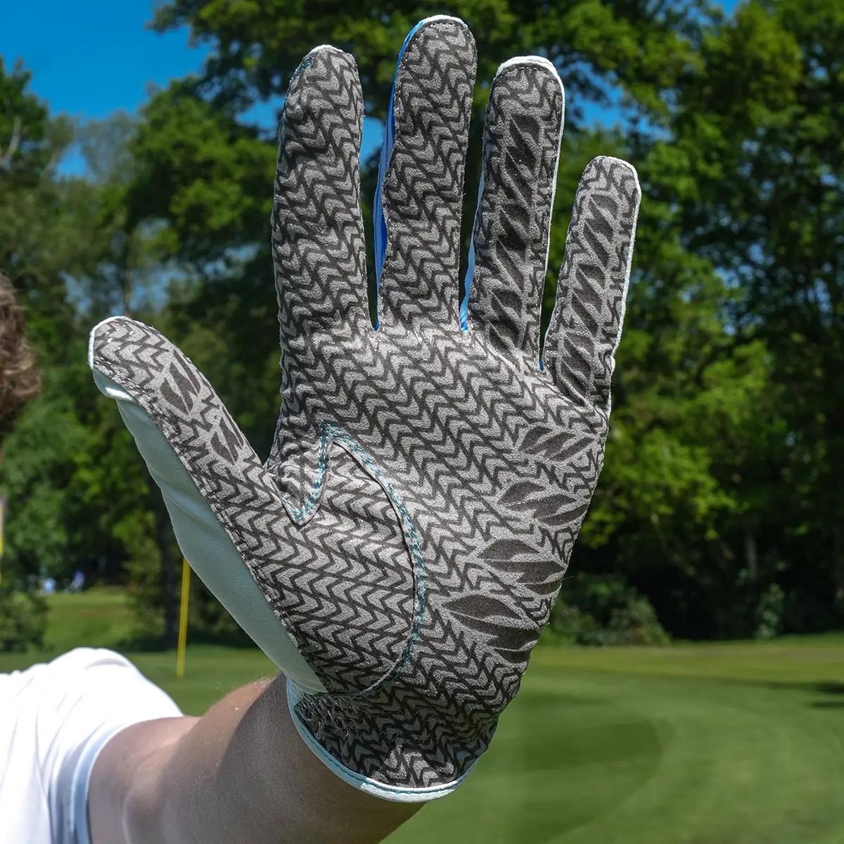 Mizuno Double Grip herr golfhandske, vit