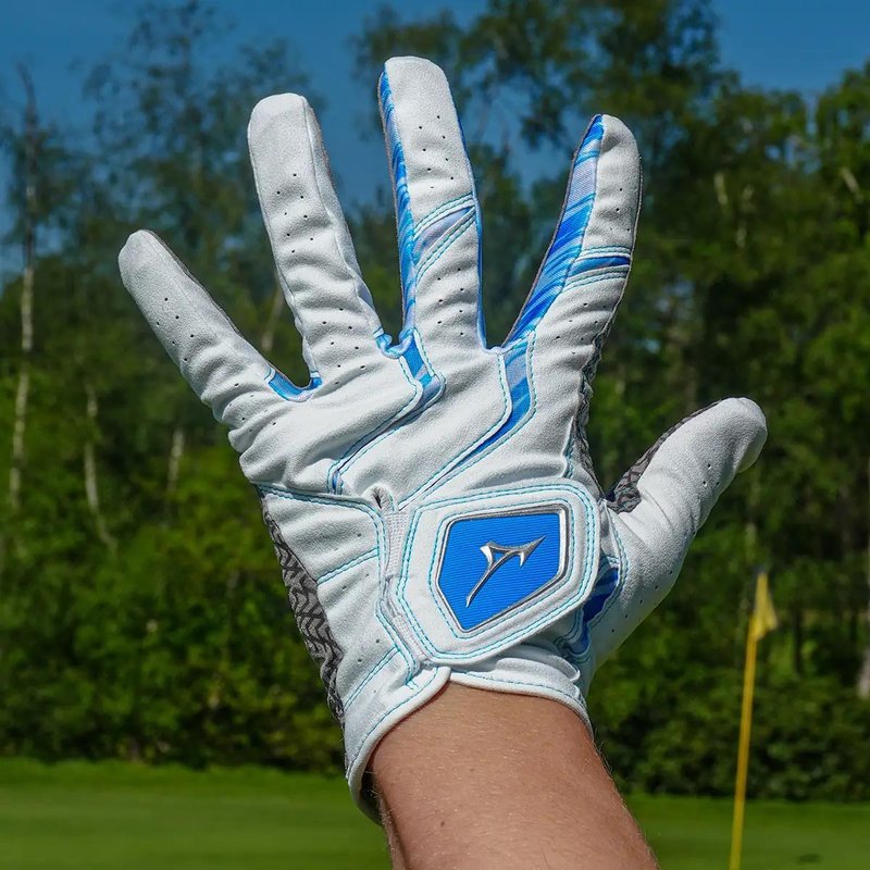 Mizuno Double Grip herr golfhandske, vit