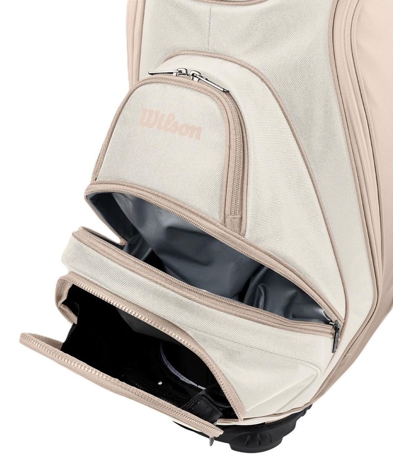 Wilson Aurora damer cart bag, off white/beige