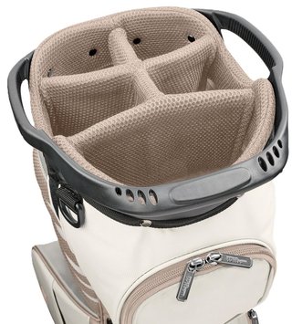 Wilson Aurora damstand bag, vit/beige