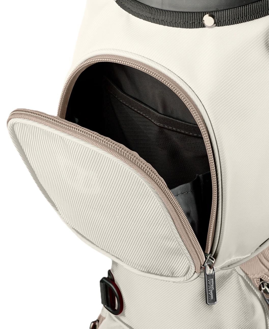Wilson Aurora damstand bag, vit/beige