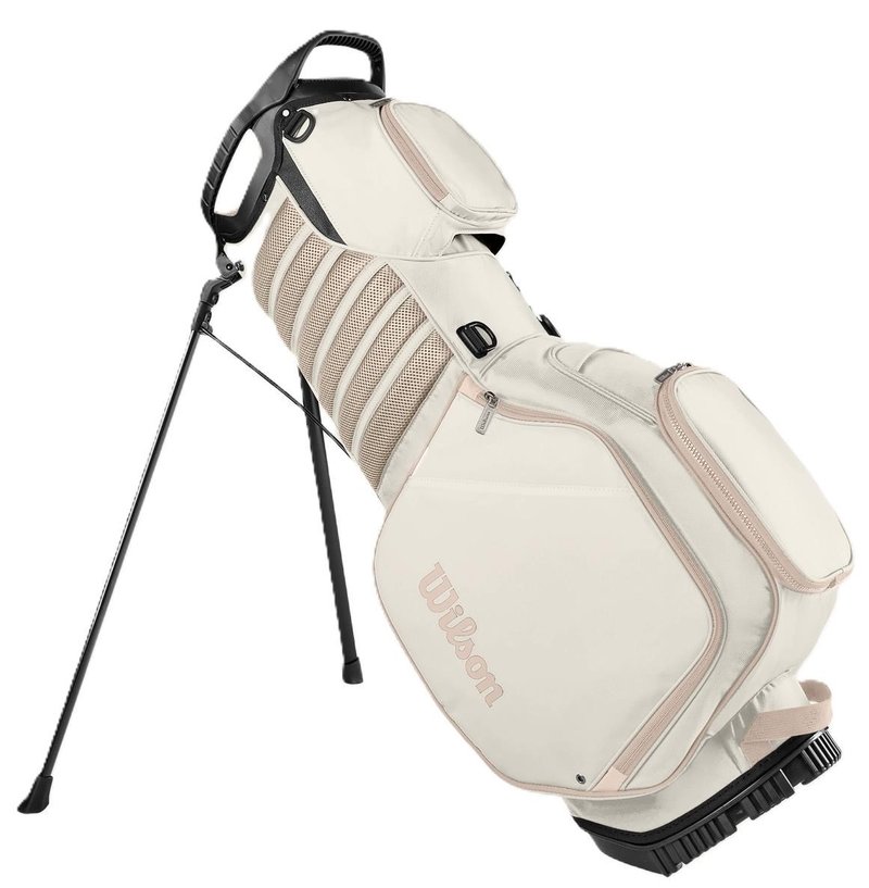 Wilson Aurora damstand bag, vit/beige