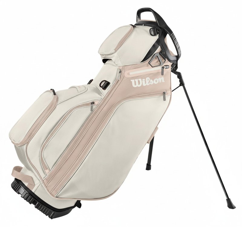 Wilson Aurora damstand bag, vit/beige