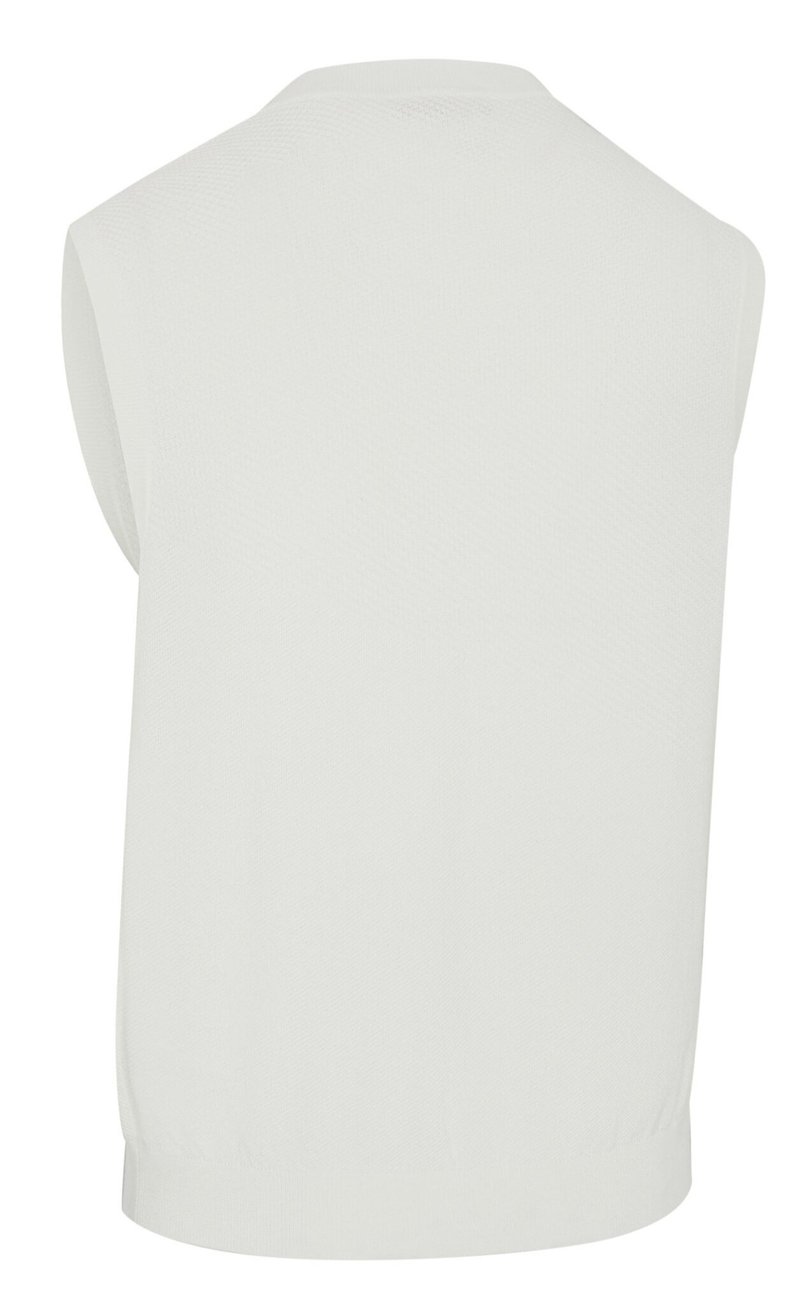 Callaway Mid Century herrvästjacka, bright white