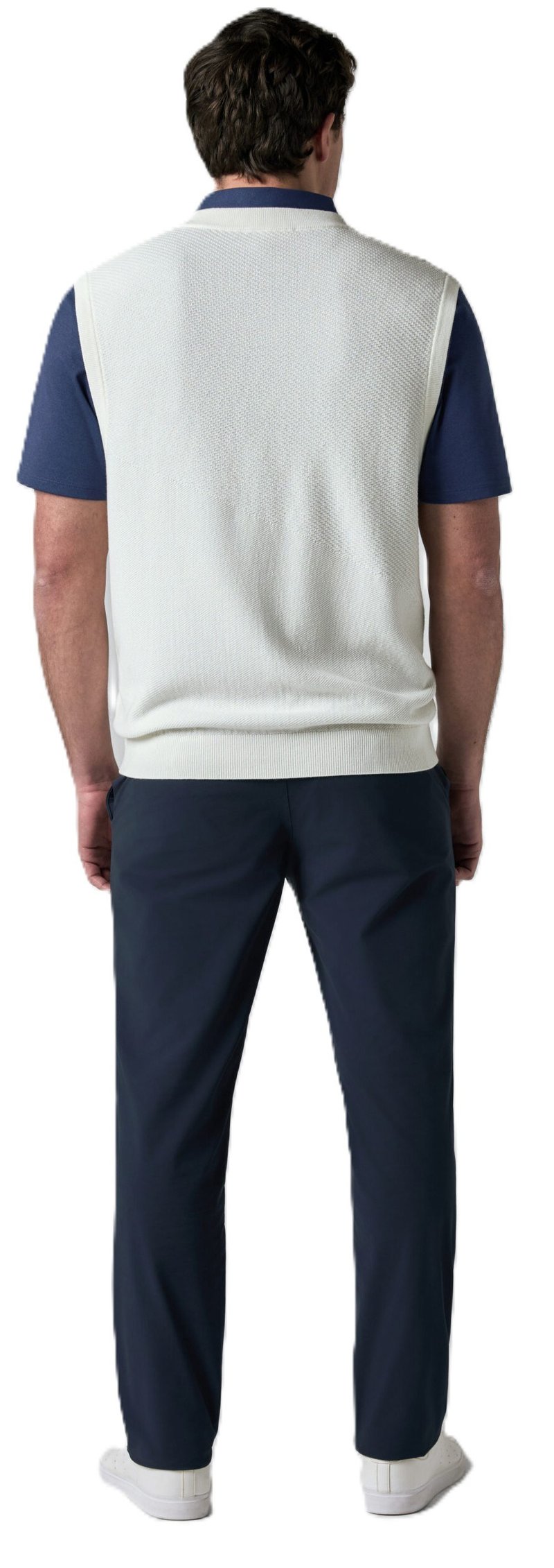 Callaway Mid Century herrvästjacka, bright white
