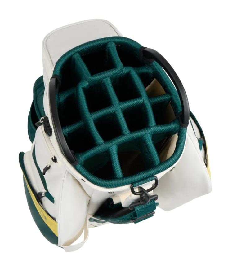 Cobra Ultralight 2 cart bag, sugared almond/dark myrtle/sunny yellow
