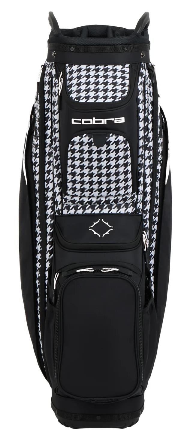 Cobra Ultralight 2 cart bag, houndstooth/melted carmel