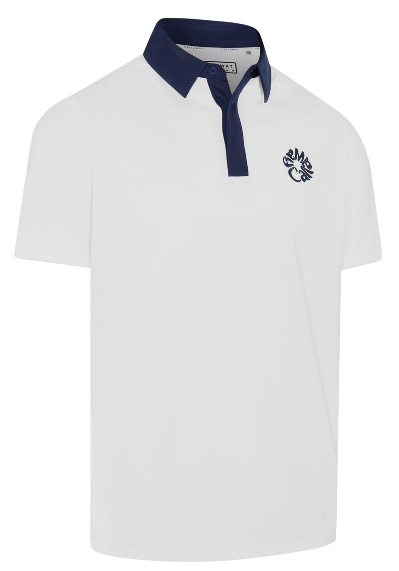 Callaway Mid Century herr polo, bright white