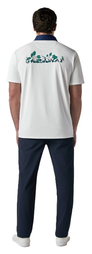Callaway Mid Century herr polo, bright white