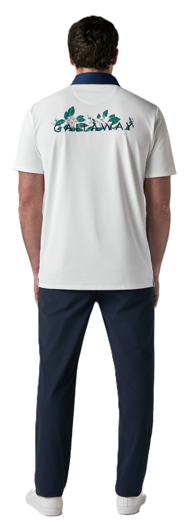 Callaway Mid Century herr polo, bright white